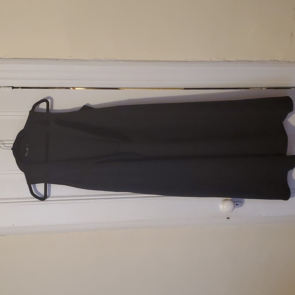 Boohoo Black Sleeveless Duster